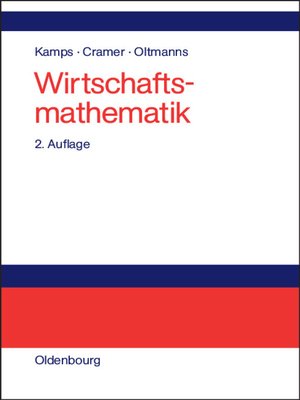 cover image of Wirtschaftsmathematik